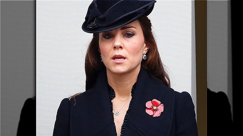 Kate Middleton sembra sconvolta
