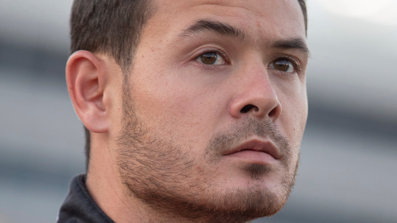 Kyle Larson all'evento di corsa 