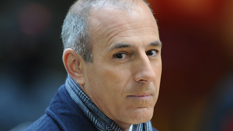 Matt Lauer fissando