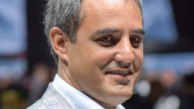 Juan Pablo Montoya sorride a un evento