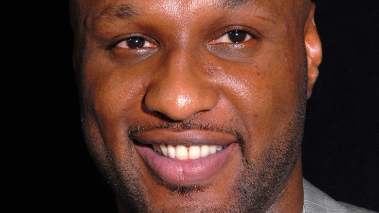 Lamar Odom sorride