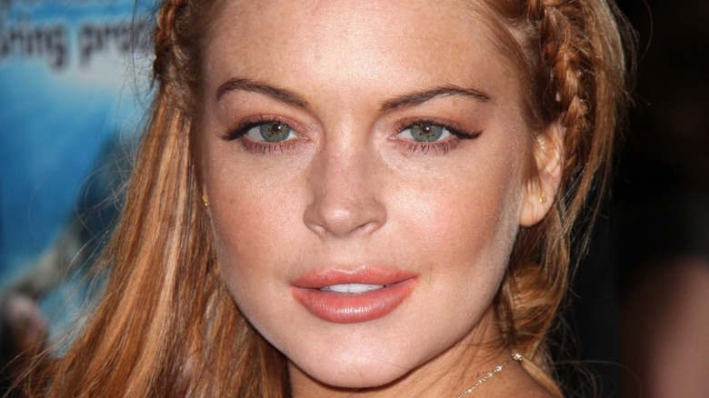 Lindsay Lohan in posa