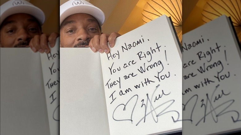 Will Smith supporta Noami Osaka su Instagram