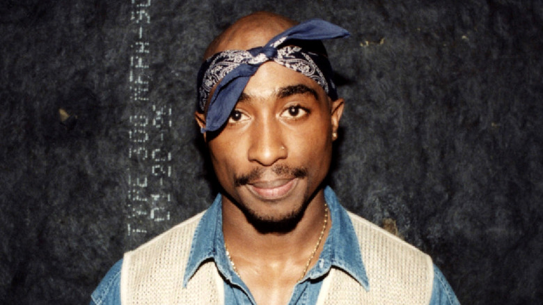 Tupac Shakur nel backstage 