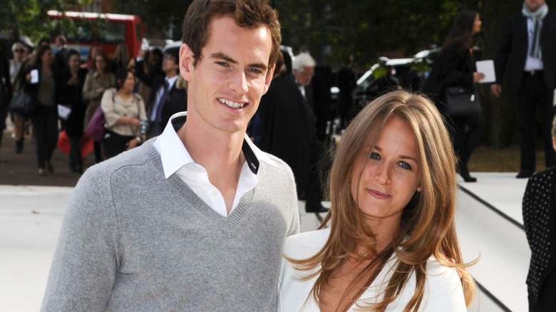 Andy Murray e sua moglie Kim Sears sorridenti