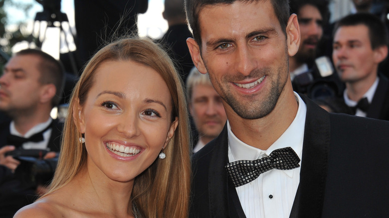 Jelena Djokovic, Novak Djokovic, posa