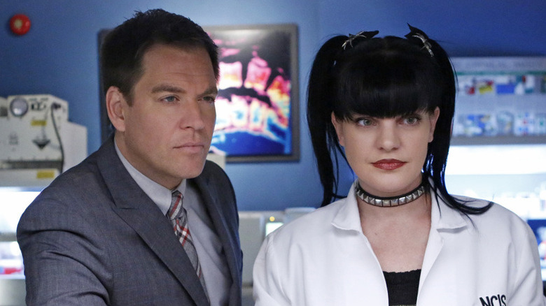 Michael Weatherly e Pauley Perrette su NCIS