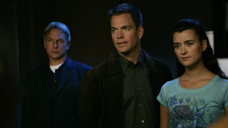 Mark Harmon, Michael Weatherly e Cote de Pablo su NCIS