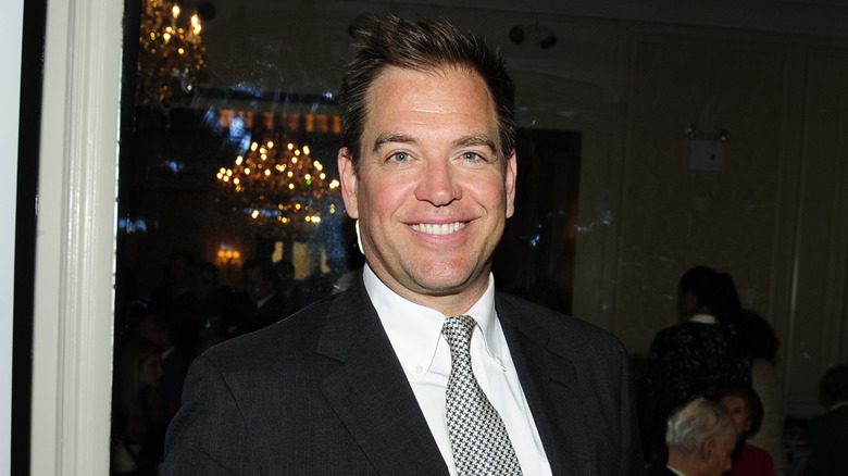 Michael Weatherly sorride