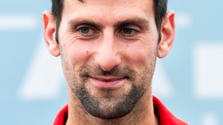 Il sorriso di Novak Djokovic 