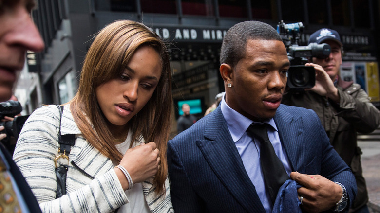 Janay Palmer e Ray Rice sotto i riflettori dei media