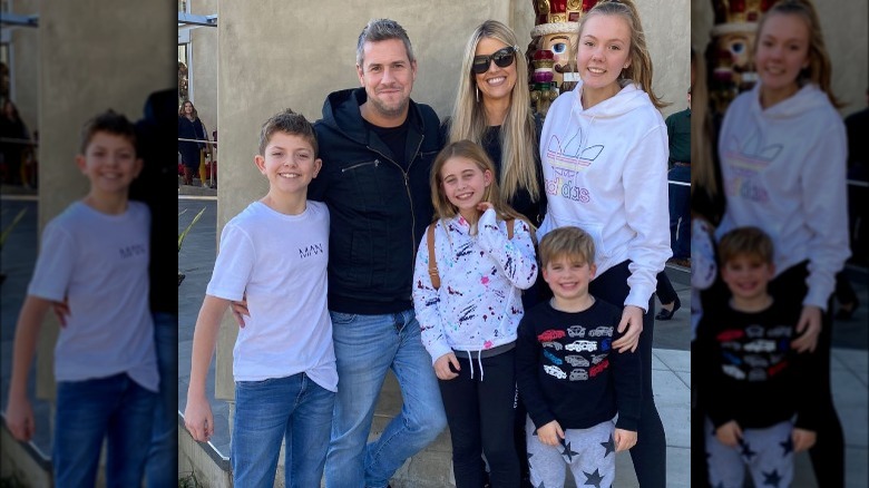 Christina Haack e Ant Anstead con i loro figli