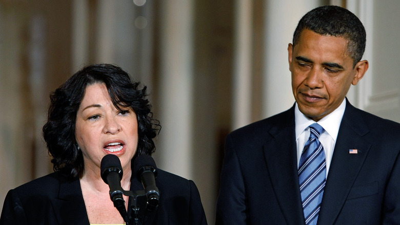 Sonia Sotomayor e Barack Obama