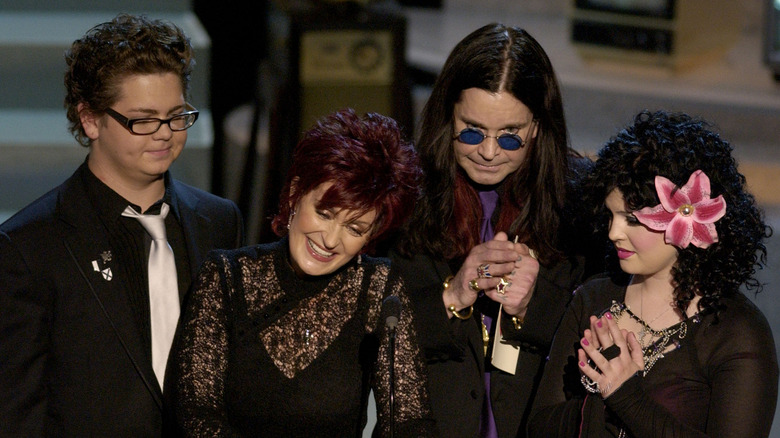 La famiglia Osbourne sul palco