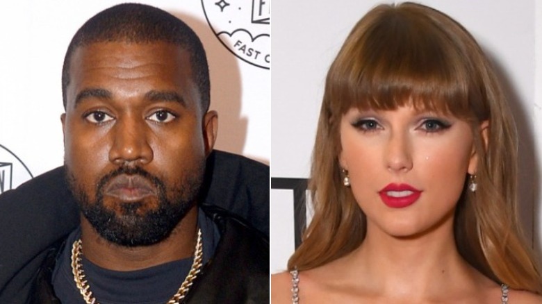 Kanye West e Taylor Swift si dividono l'immagine