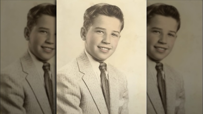 Foto dell'annuario del giovane Joe Biden