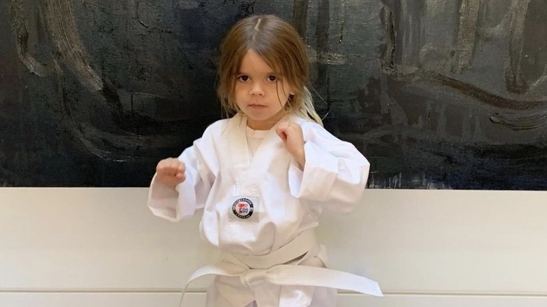 Reign Disick fa karate