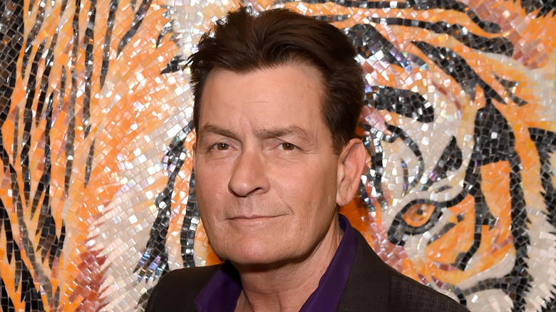 Charlie Sheen sorride