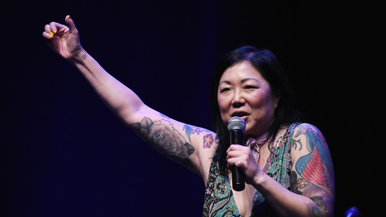 Margaret Cho parla sul palco