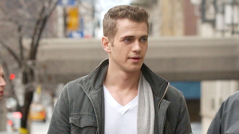 Hayden Christensen sul set di Jumper