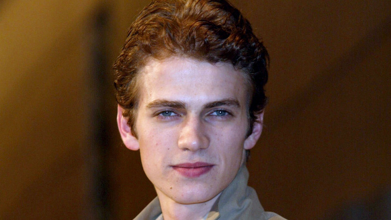 Hayden Christensen, a un evento di Star Wars nel 2002