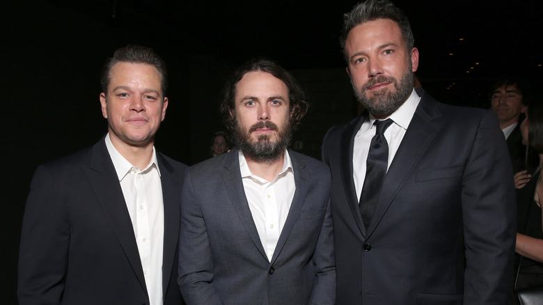 Matt Damon, Casey e Ben Affleck, tutti in piedi