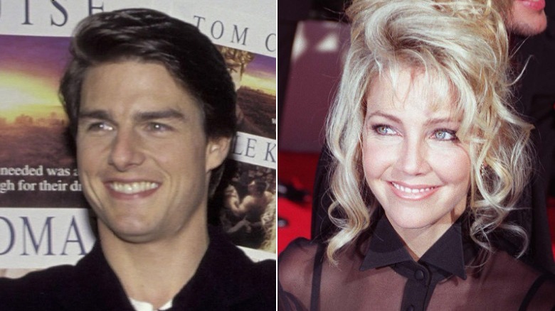 Tom Cruise Heather Locklear, separato, entrambi sorridenti