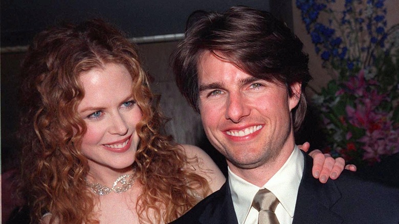 Nicole Kidman e Tom Cruise, entrambi sorridenti