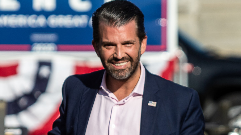 Donald Trump Jr. a un raduno di Trump 