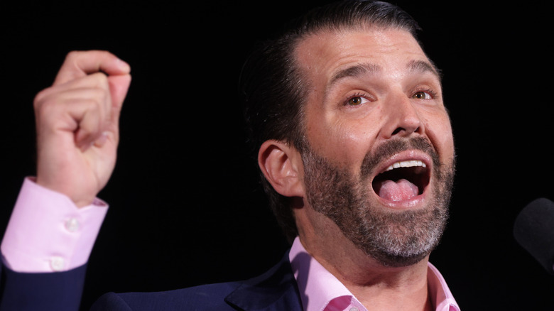 Donald Trump Jr. che urla 