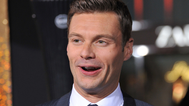 Ryan Seacrest a bocca aperta 