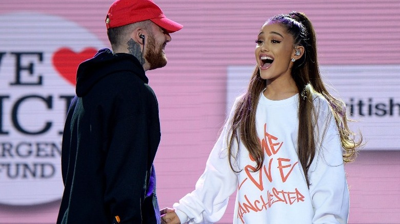 Ariana Grande e Mac Miller sul palco