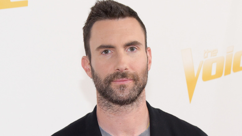 Adam Levine sul red carpet di The Voice