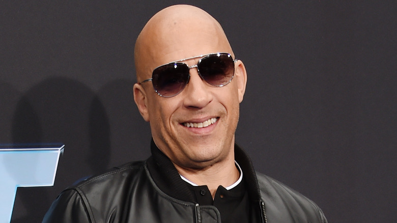 Vin Diesel sorride ad un evento