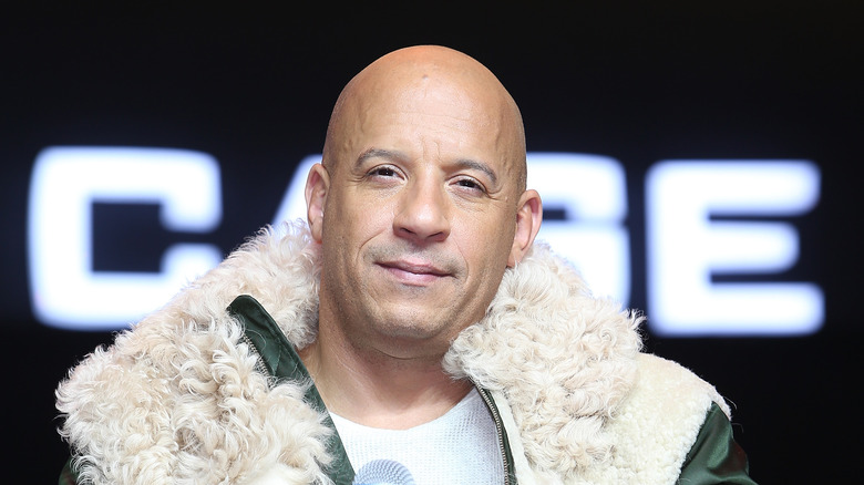 Vin Diesel su un tappeto rosso