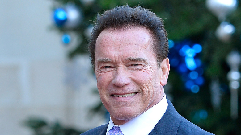 Arnold Schwarzenegger sorride