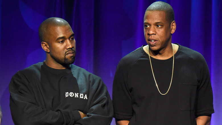 Kanye West e Jay-Z nel 2015