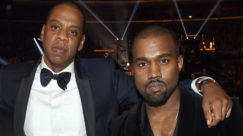 Jay Z e Kanye West nel 2015