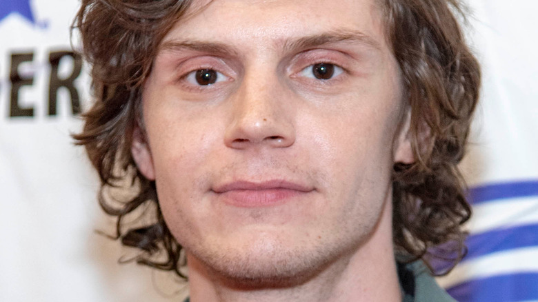 Evan Peters in posa