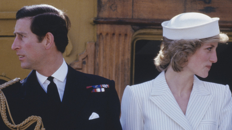 Charles e Diana sembrano infelici