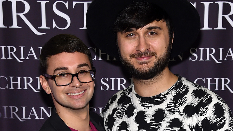 Christian Siriano e l'ex marito Brad Walsh