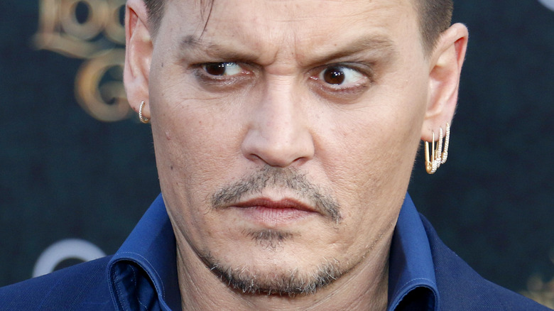 Johnny Depp alla premiere di Los Angeles di 
