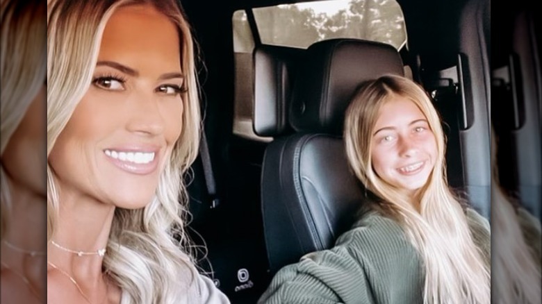 Christina Hall e la figlia su Instagram 