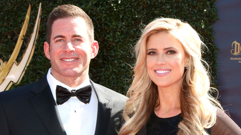 Tarek El Moussa e Christina Hall a un evento 