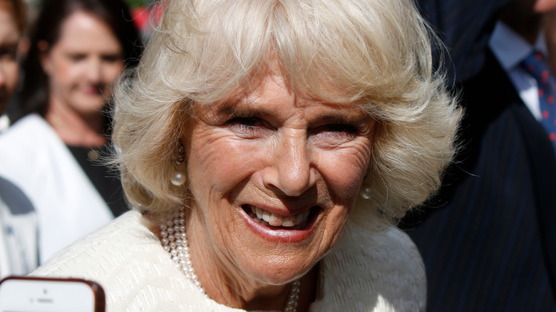 Camilla Parker Bowles sorridente