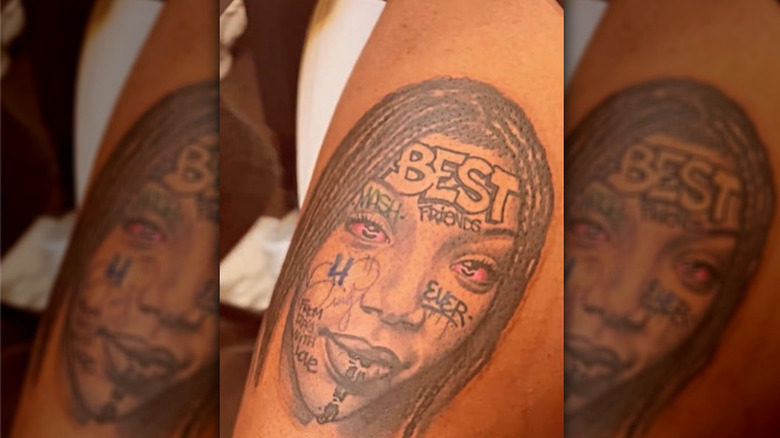 Il tatuaggio di Ray J di Brandy