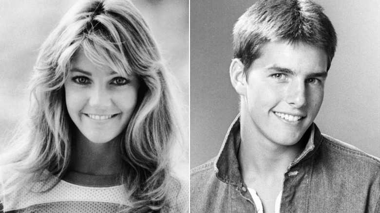 Heather Locklear e Tom Cruise sorridono negli anni '80