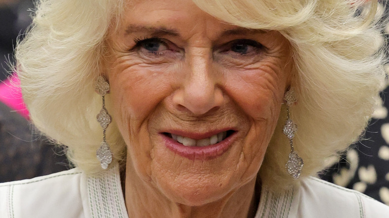 Camilla Parker Bowles sorridente