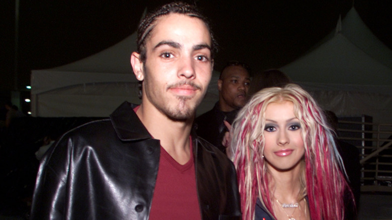Jorge Santos a spasso con Christina Aguilera