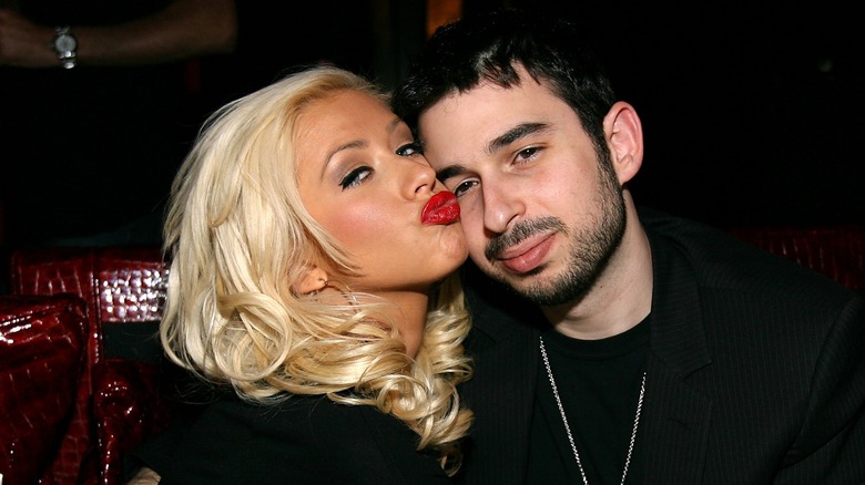 Christina Aguilera bacia Jordan Bratman